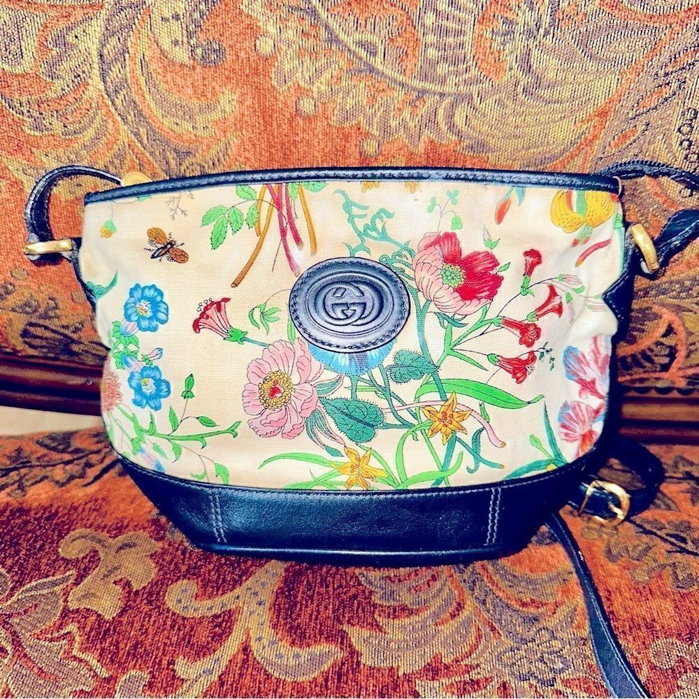 Gucci floral mine cross body shoulder bag - Picture 14 of 16